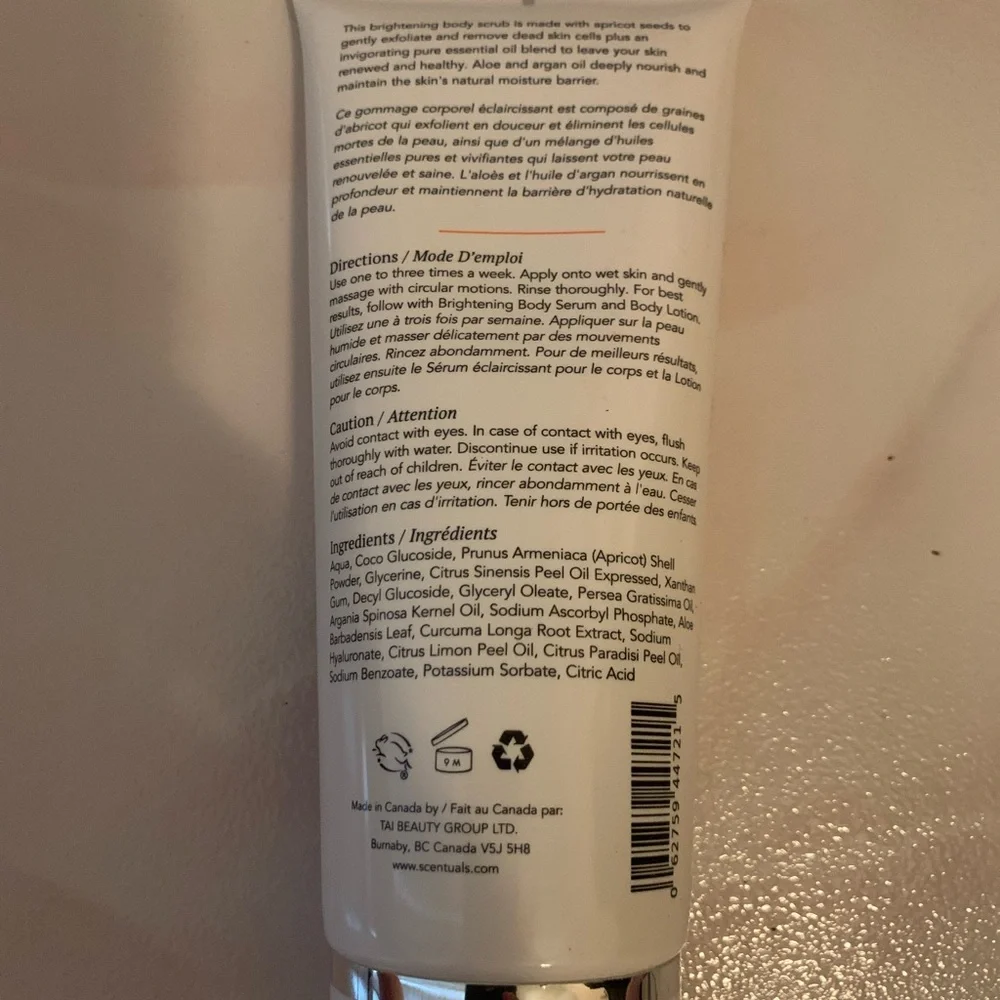 Scentuals Brightening Body Scrub